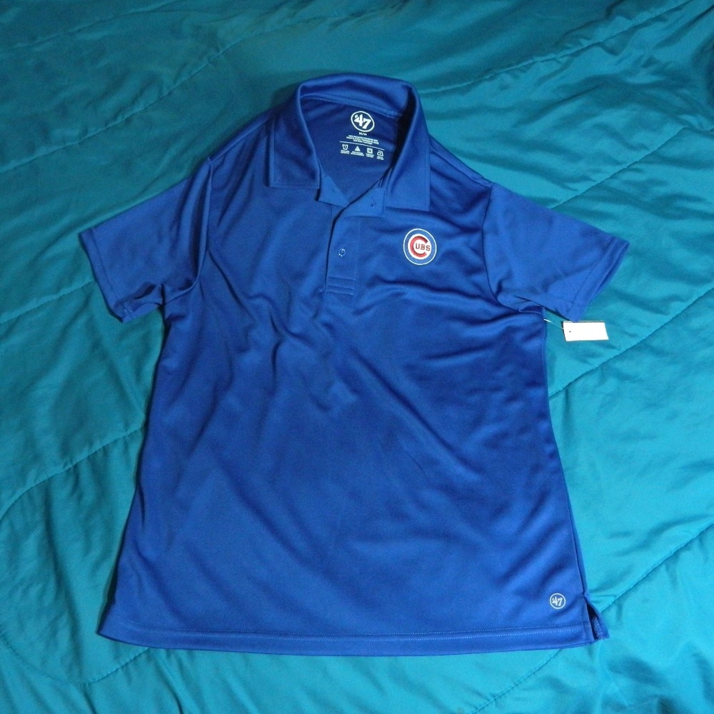 Chicago Cubs Blue '47 M 100% Polyester Short Sleev